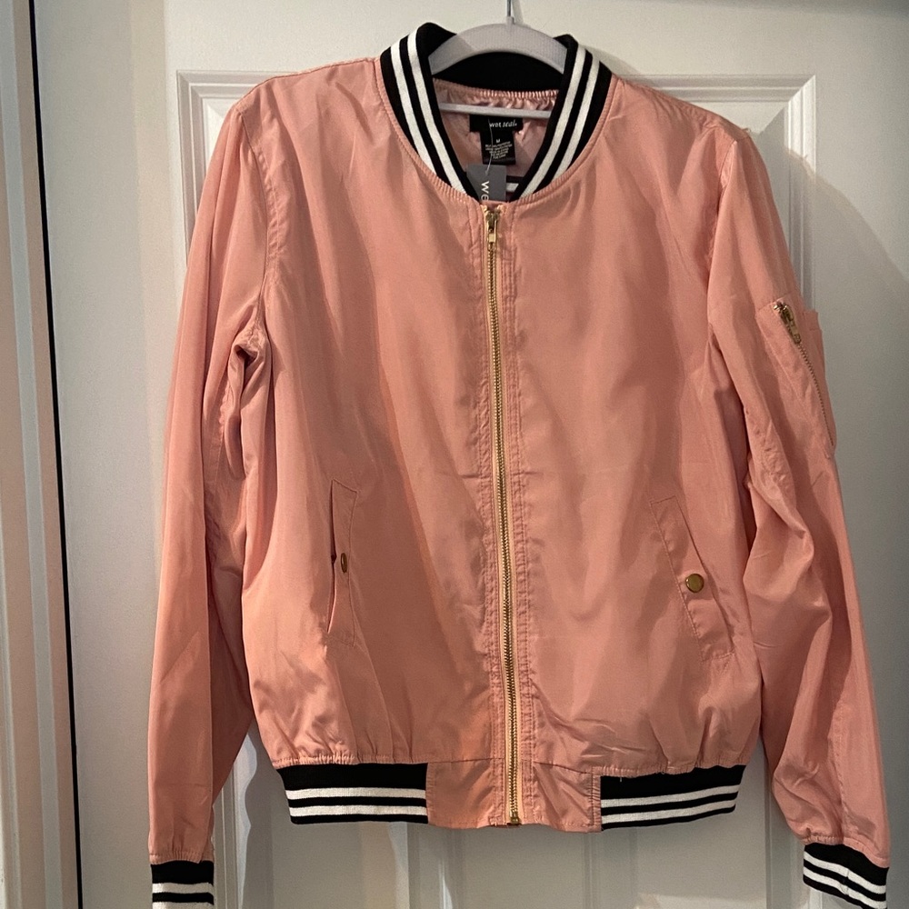 🧡 Women’s Wet Seal bomber jacket